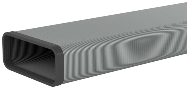 V-Zug Zubehör Dunstabzüge Luftkanal Flachkanal flexibel B 222 x H 89 x T 1000 mm