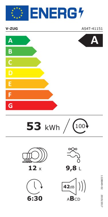 V-Zug Geschirrspüler AdoraSpülen V4000 IC