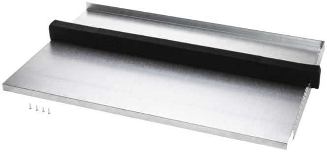 V-Zug Zubehör Glaskeramikkochfeld Bausatz Lüftungsschutzblech Nischenbreite 825 mm mit Dichtung
