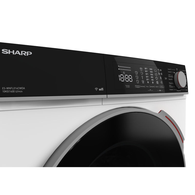 Sharp Waschmaschine 10kg ES-WNFL014CWDA-CH, WiFi, A-Klasse