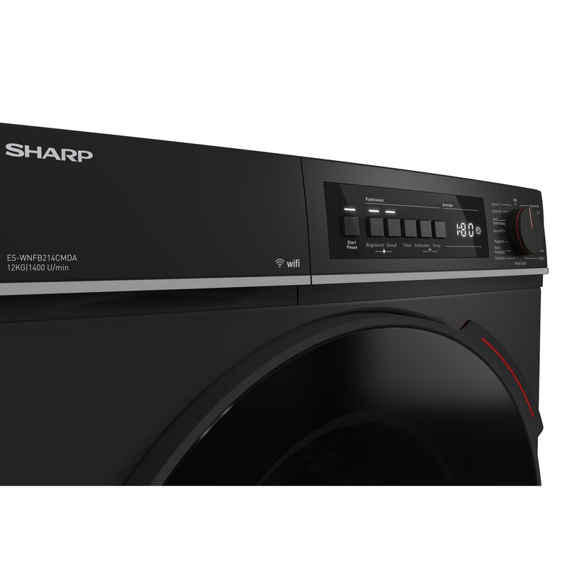 Sharp Waschmaschine 12kg ES-WNFB214CMDA-CH, A-Klasse, WiFi