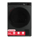 Sharp Wäschetrockner 10kg, KD-WNHB0S9GAC, espresso grey
