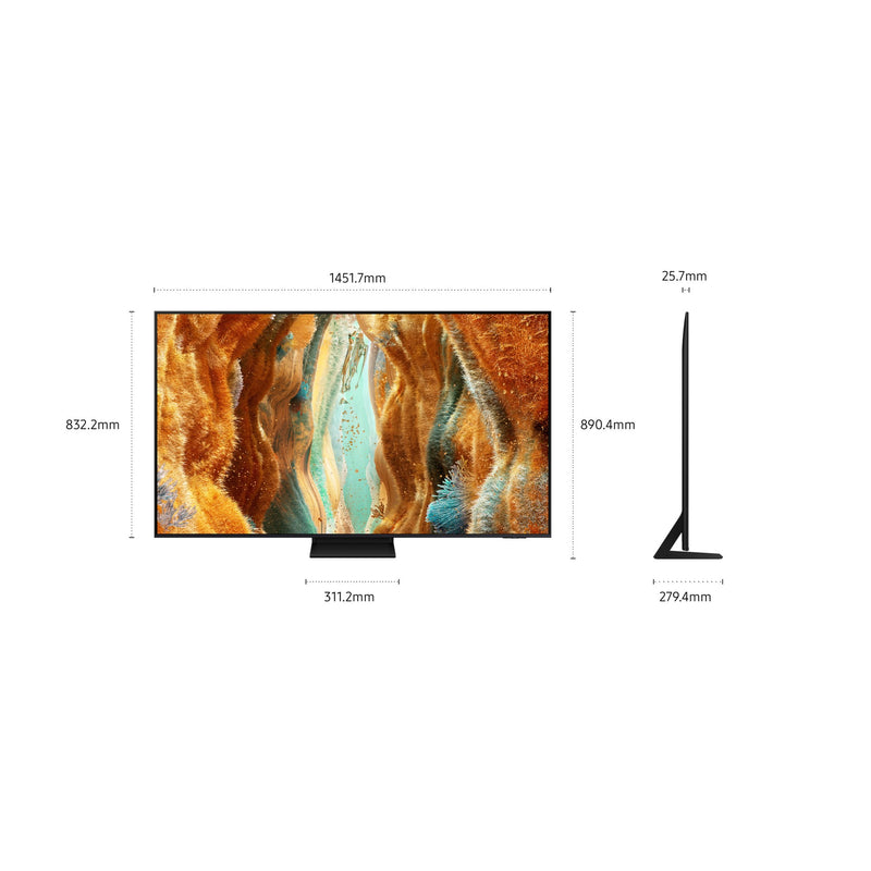 SAMSUNG TV 65" Neo QLED QN70F 4K Vision AI Smart TV (2025), QE65QN70FAU