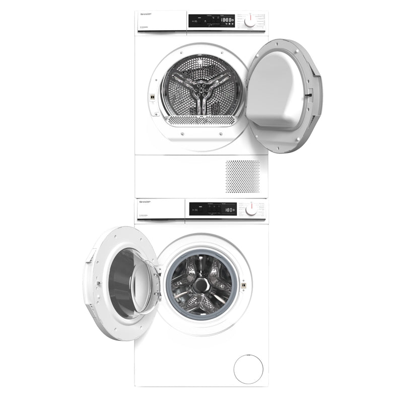 Sharp Waschturm Set 8kg WW3, A/A+++
