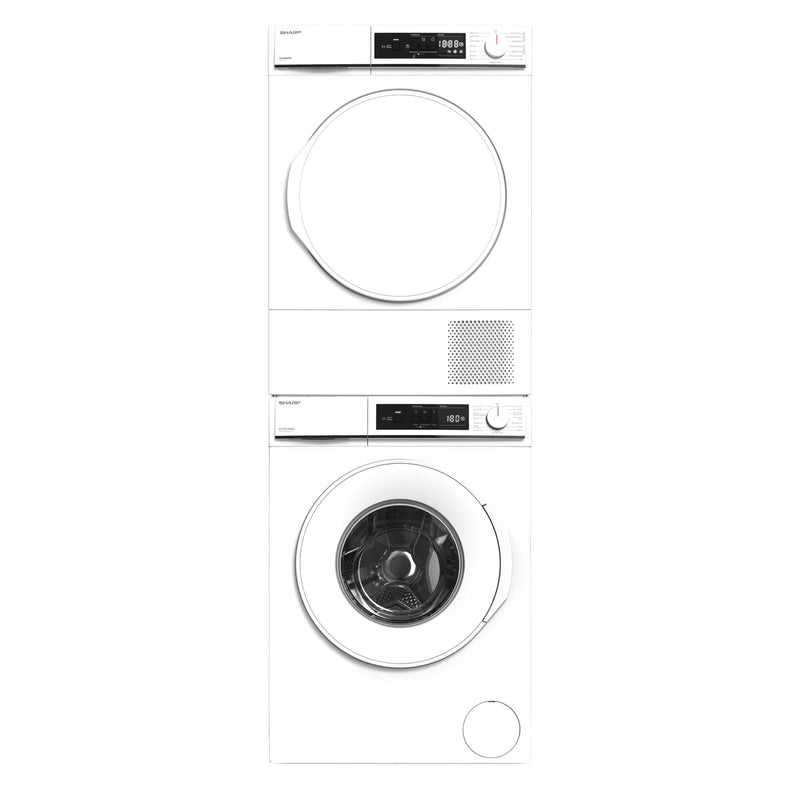 Sharp Waschturm Set 8kg WW3, A/A+++