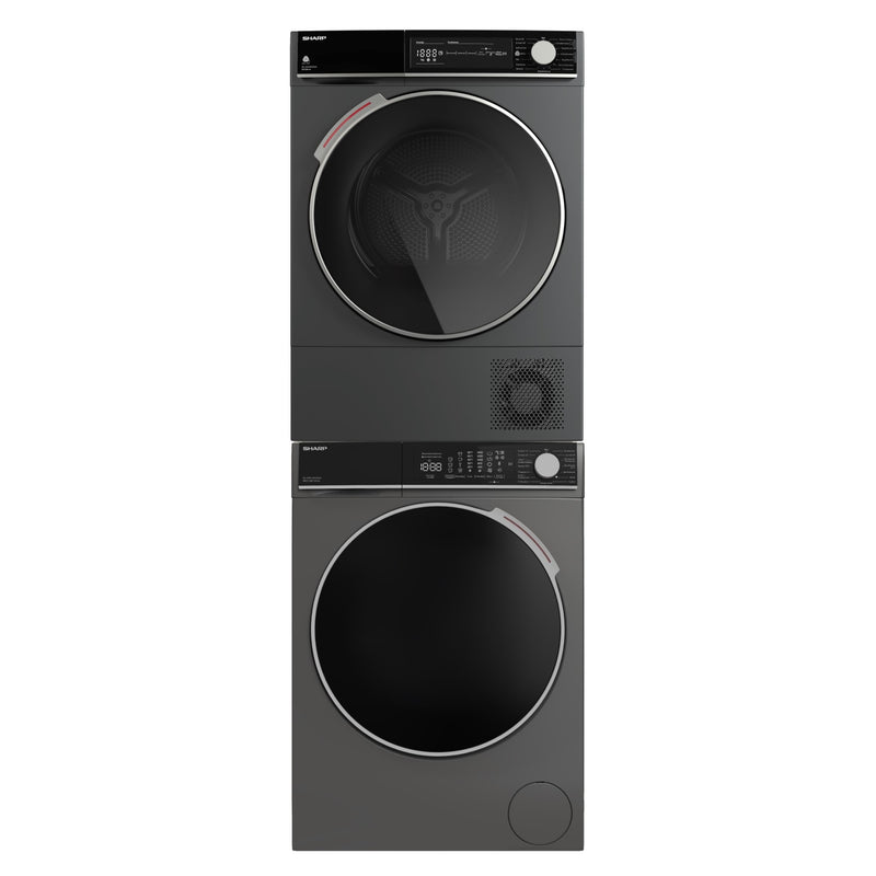 Sharp Waschturm Set 8kg, GG2, A/A+++