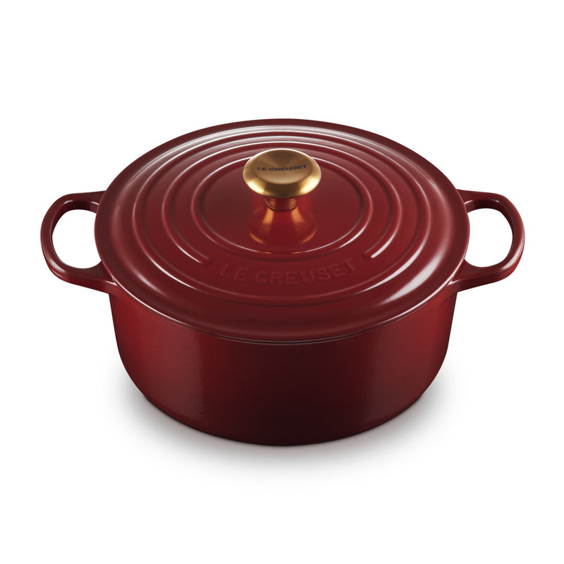 Le Creuset Pan Signature Ghisa Ghisa Roaster, Ø 26 cm, rossa ciliegia