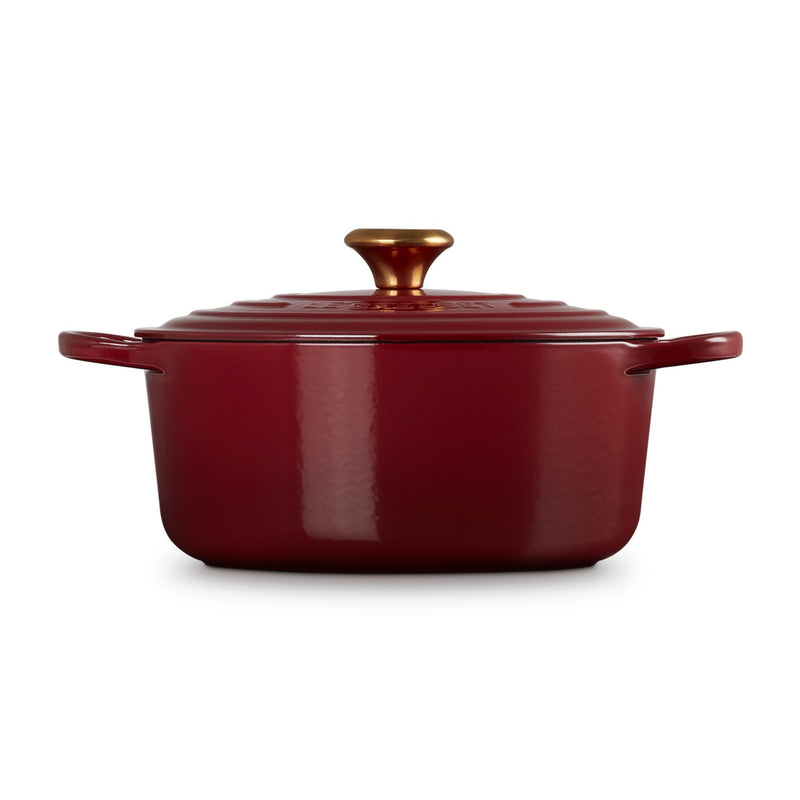 Le Creuset Pan Signature Ghisa Ghisa Roaster, Ø 26 cm, rossa ciliegia