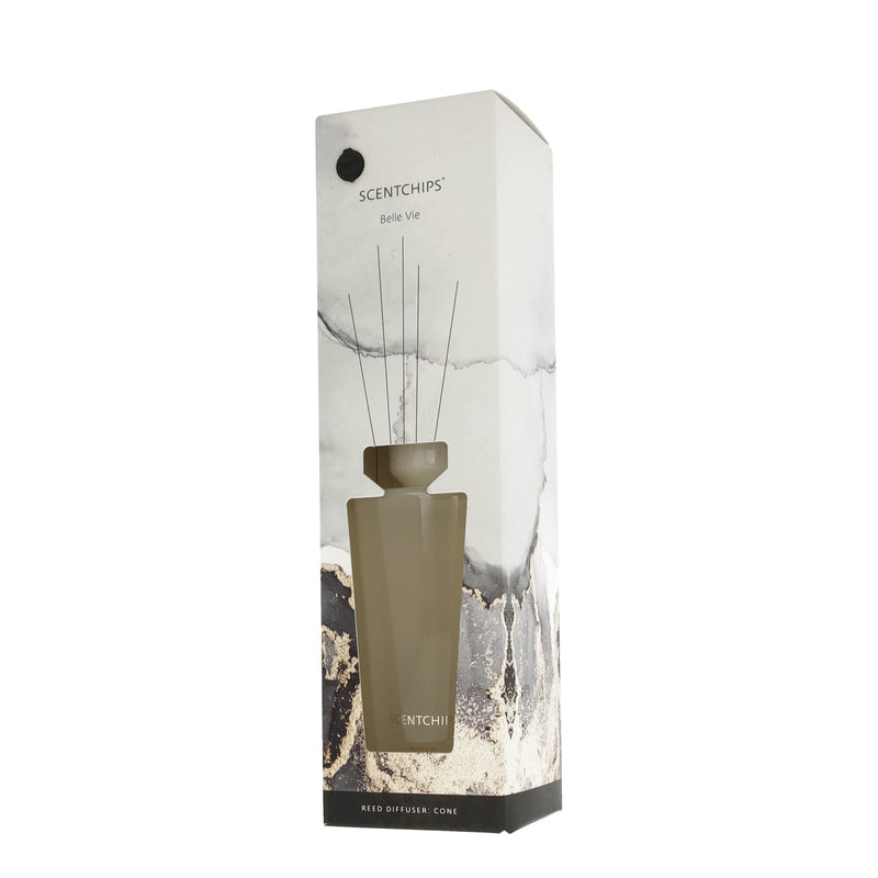 Scentchips Diffuser Cone Belle Vie Reed inkl Glas und Stäbchen XL 500 ml