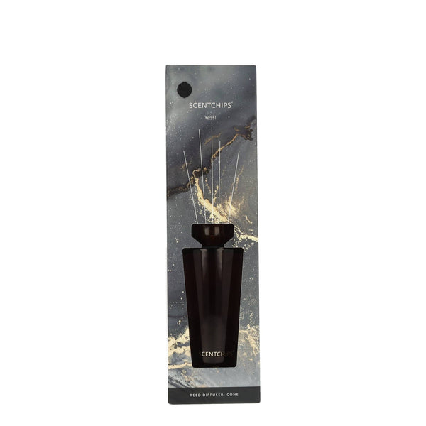 Scentchips Diffuser Cone Yess Reed inkl Glas und Stäbchen XL 500 ml