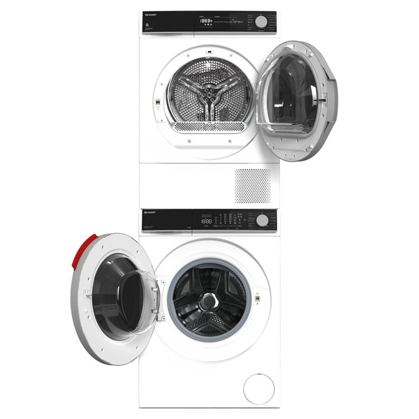Sharp Waschturm Set 8kg VT/WiFi