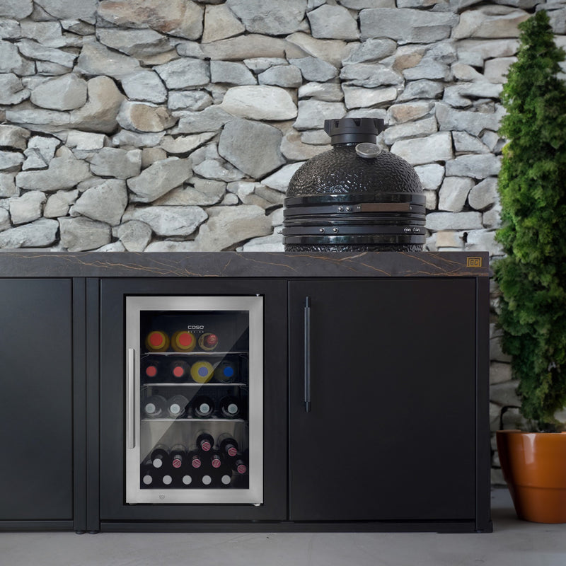Caso Flaschenkühlschrank BBQ Cooler Inox S-R (rechts)