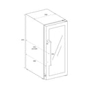 Caso Flaschenkühlschrank BBQ Cooler Inox S-R (rechts)