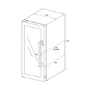 Caso Flaschenkühlschrank BBQ Cooler Inox S-L (links)