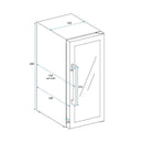 Caso Flaschenkühlschrank BBQ Cooler Black S-R (rechts)