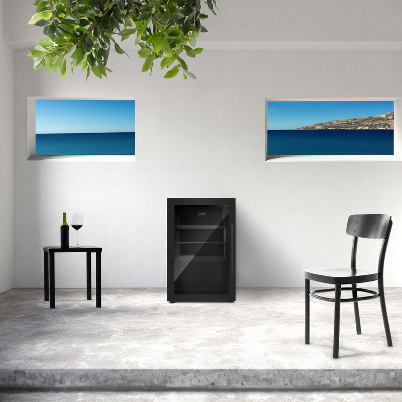 Caso Flaschenkühlschrank BBQ Cooler Black S-L (links)