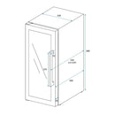 Caso Flaschenkühlschrank BBQ Cooler Black S-L (links)