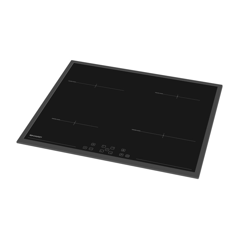 Sharp Induktionskochfeld Aufgesetzt 60cm KH-6I33FTMK