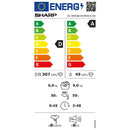 Sharp Waschtrockner Kombigerät 9/6kg, ES-WNDB914CWNA/D-CH