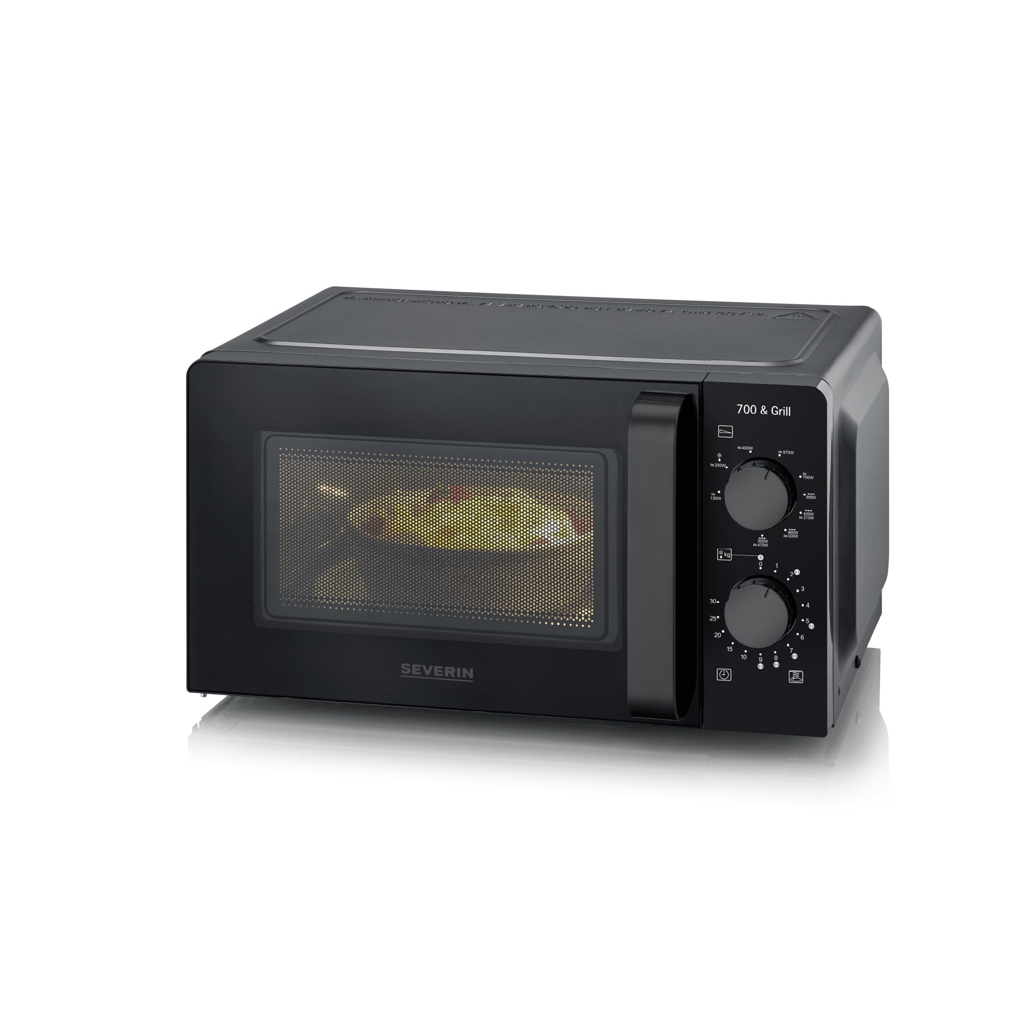Severin Mikrowelle mit Grill MW9189CH 19L