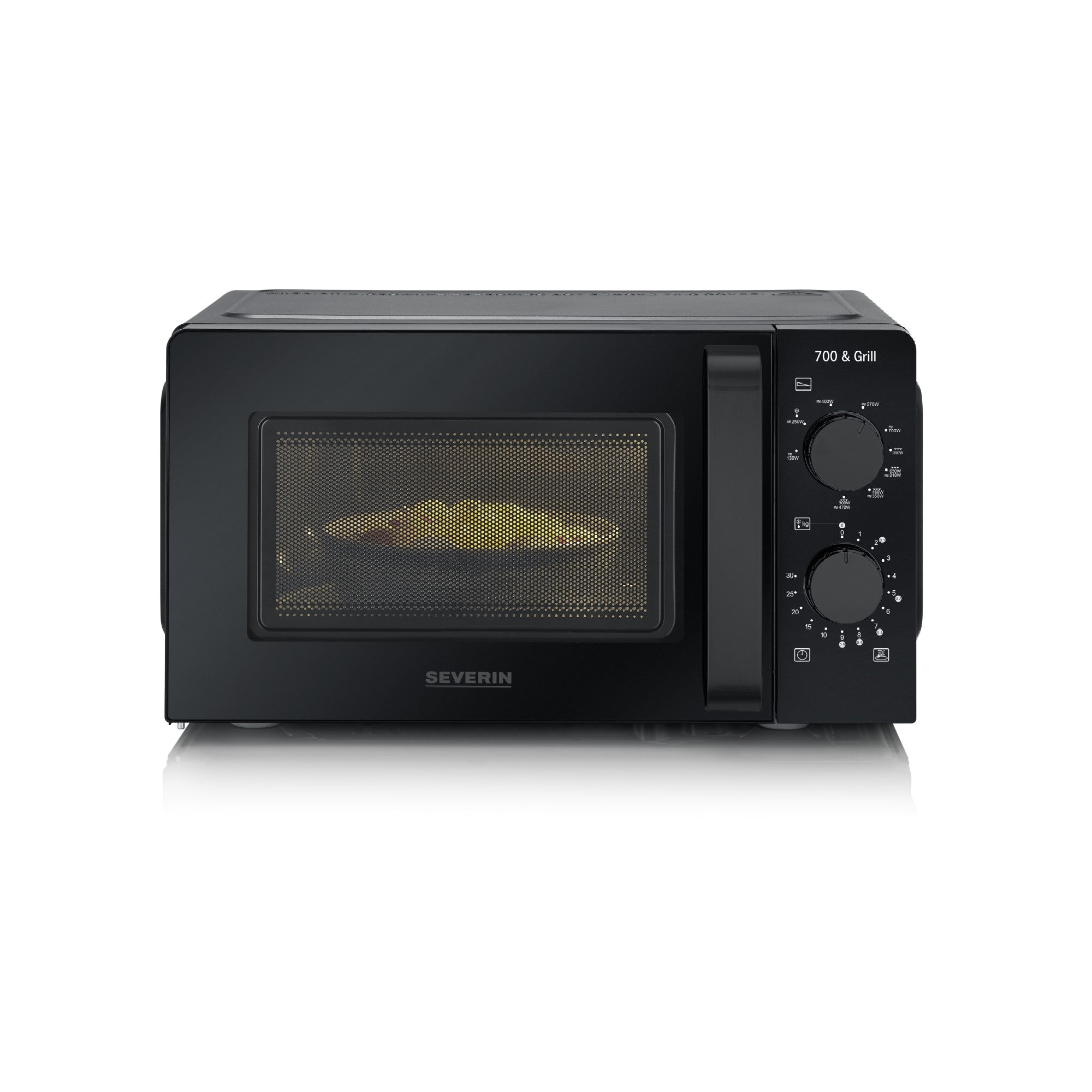 Severin Mikrowelle mit Grill MW9189CH 19L