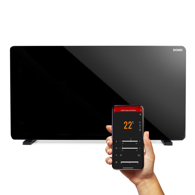 Domo Heizstrahler Glaspaneel Konvektor mit WiFi DO7356CH