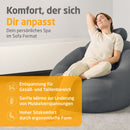 Medisana Massagestuhl Bubble-Sofa RS150, dunkelgrau