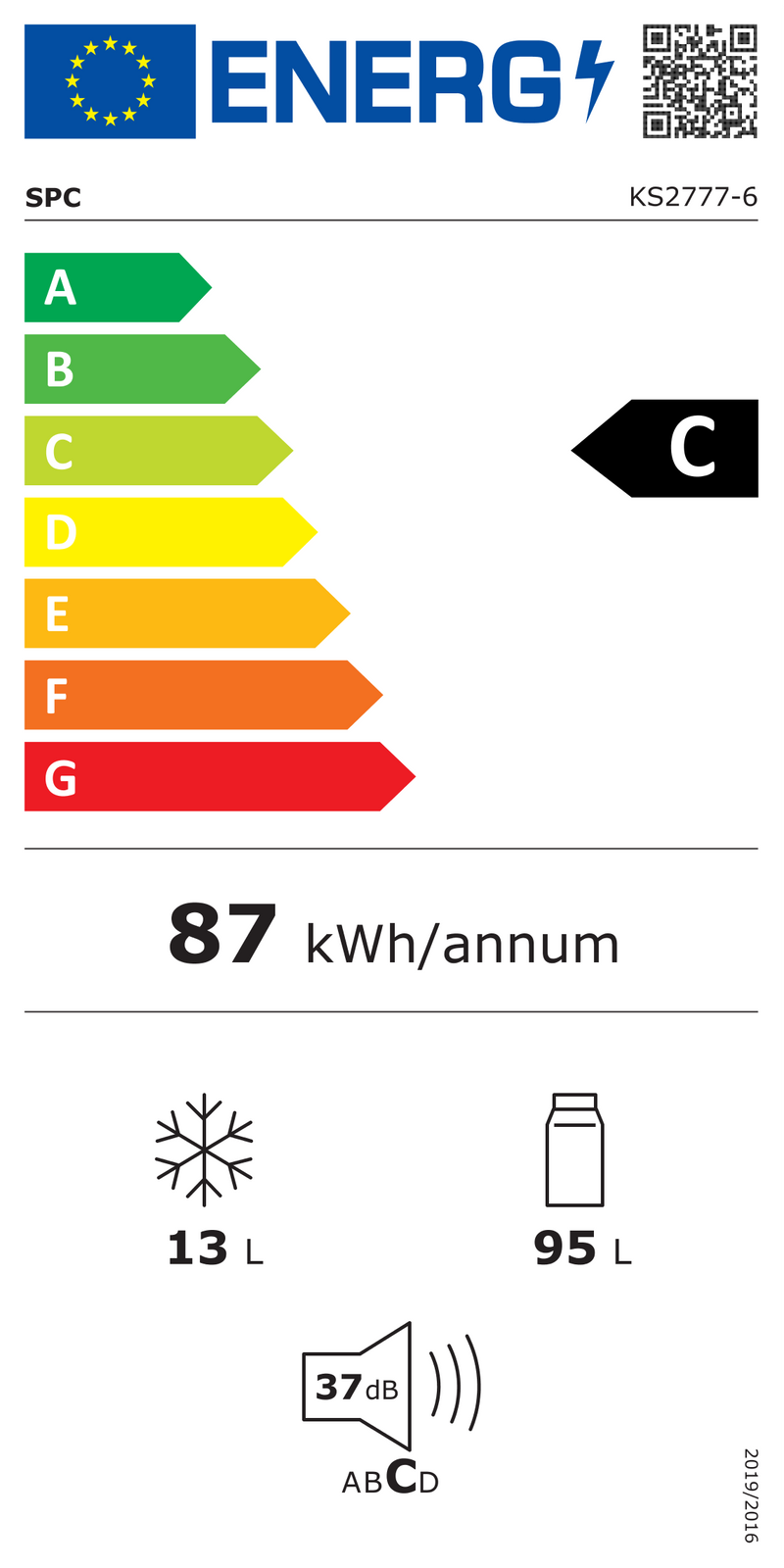 SPC Kühlschrank mit Gefrierfach, KS2777-6 pink