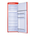 SPC Kühl- / Gefrierkombination Retro KS3777-1, rot, 206 L