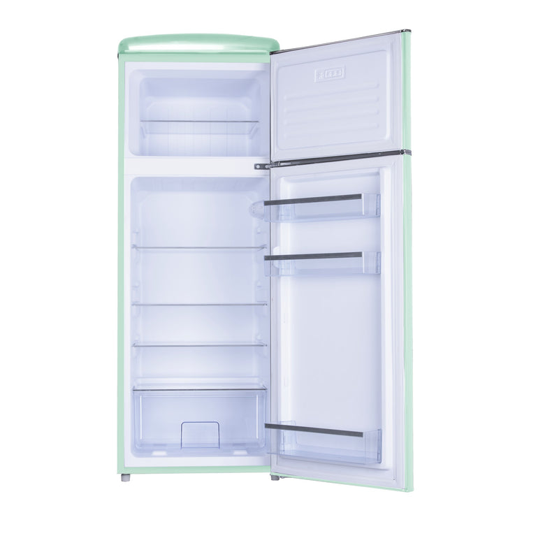 SPC Kühl- / Gefrierkombination Retro KS3777-4, grün, 206 L