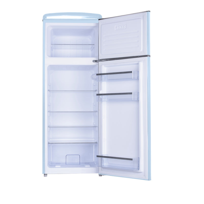 SPC Kühl- / Gefrierkombination Retro KS3777-5, blau, 206 L