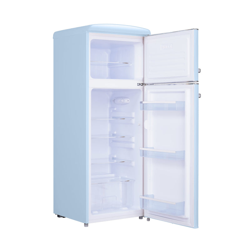 SPC Kühl- / Gefrierkombination Retro KS3777-5, blau, 206 L