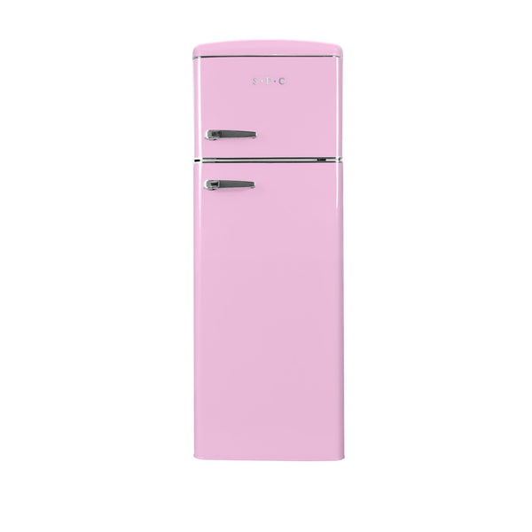 SPC Kühl- / Gefrierkombination Retro KS3777-6, pink, 206 L