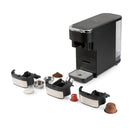 Domo Kaffeemaschine 4-in-1 für Nespresso und Dolce Gusto-Kapseln, ESE Pads und gem. Kaffee DO748K