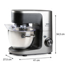 Domo Küchenmaschine Delicioso – 4,5 L – 1200 W, DO9293KR