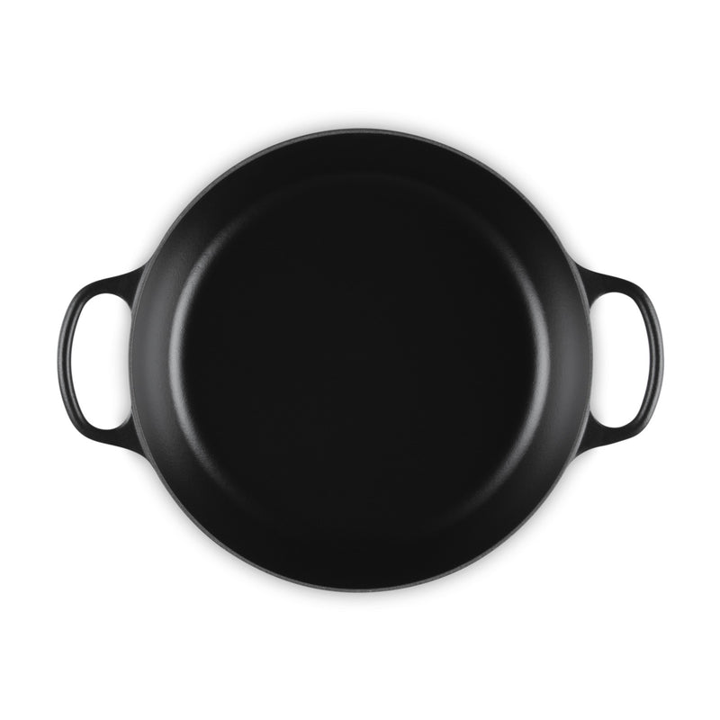 Le creuset pan signature cast iron gourmet pot, Ø 30cm, black matt
