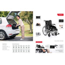 Yuwell Rollstuhl faltbar, H065C