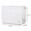 Domo Gefriertruhe DO91220, 198 Liter, C-Kl. ÖKÖ Inverter Motor