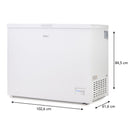Domo Gefriertruhe DO91220, 198 Liter, C-Kl. ÖKÖ Inverter Motor