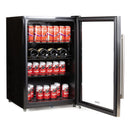 Domo Flaschenkühlschrank DO91610BK, 118 L
