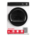 Sharp Wäschetrockner 8kg, KD-NHA8G6TWC