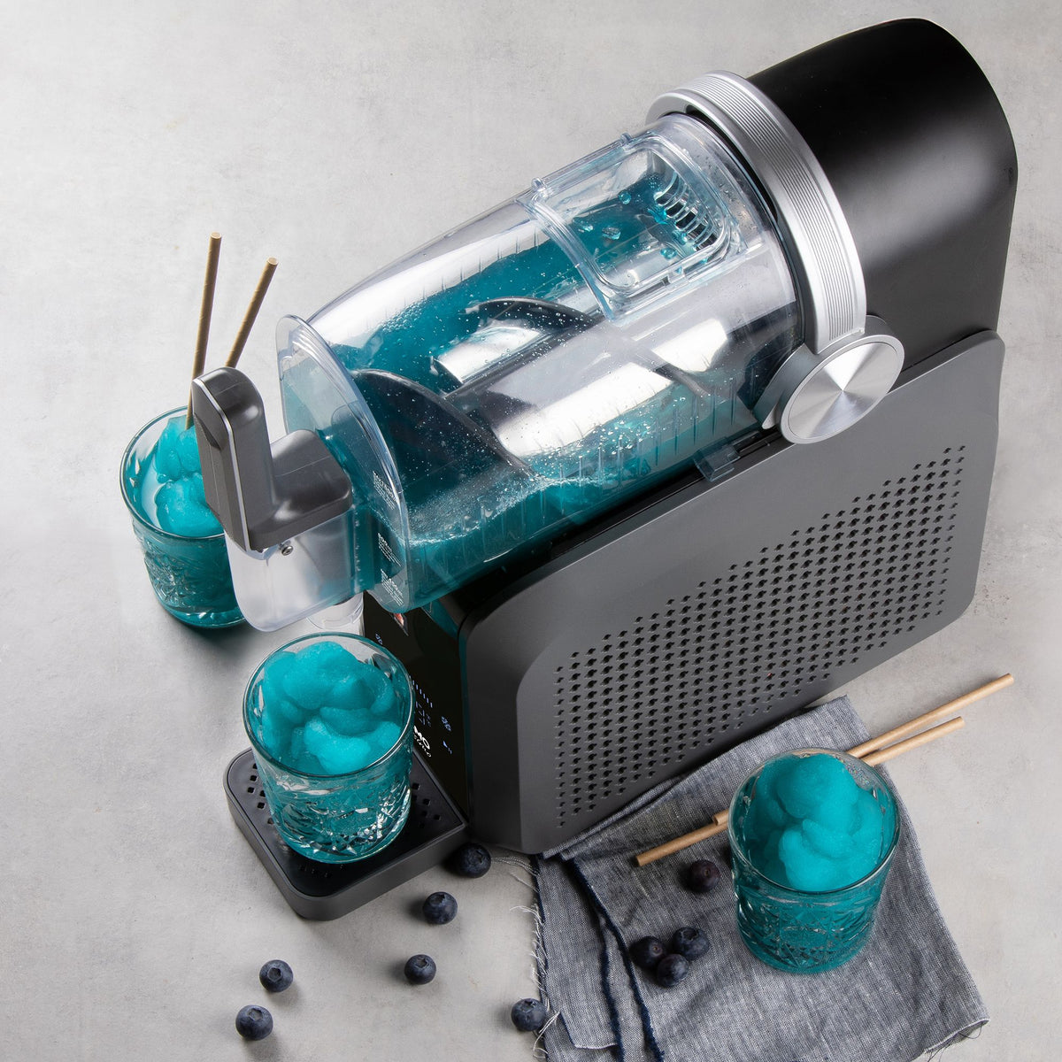 Domo Glacemaschine DO9308I Gelissimo, Slushie- und Softeismaschine