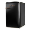 Domo Kühlschrank DO91712R, 122 Liter, Retro-Look, Griff in Holzoptik
