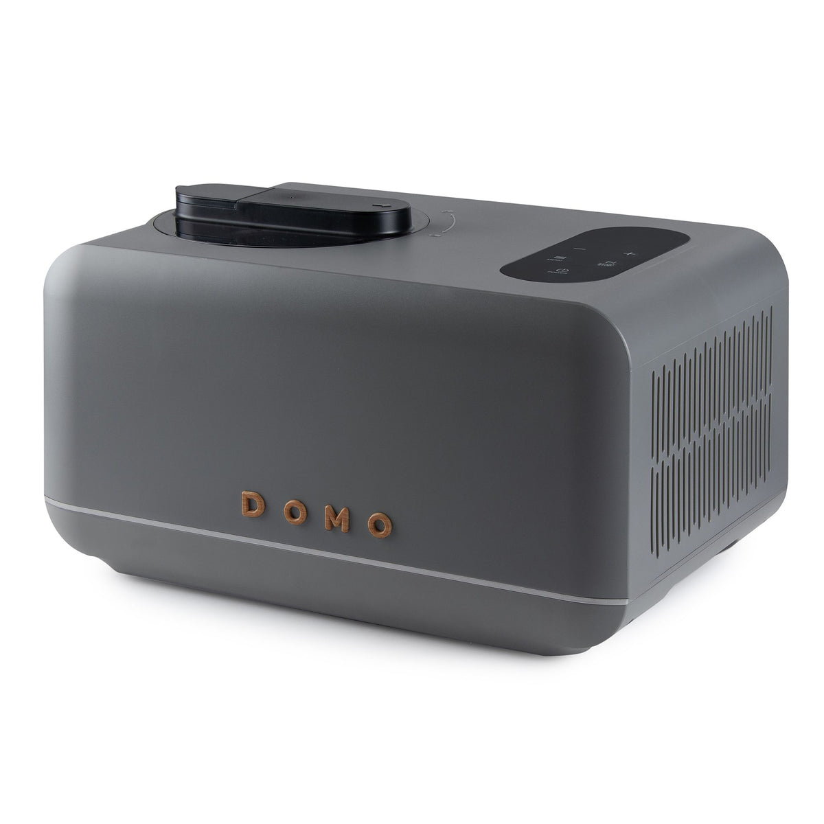 Domo Glacemaschine mit Kompressor, DO9306I, 1.5l, grau
