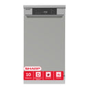 Sharp Geschirrspüler freistehend 45cm, QW-NS1DF47DS