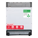 Sharp Geschirrspüler Einbau, vollintegriert, QW-NI2YI42A4X