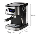Domo Espressomaschine mit Manometer DO1138K, 20 Bar
