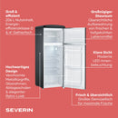 Severin Retro Kühl-/Gefrierkombination RKG8949