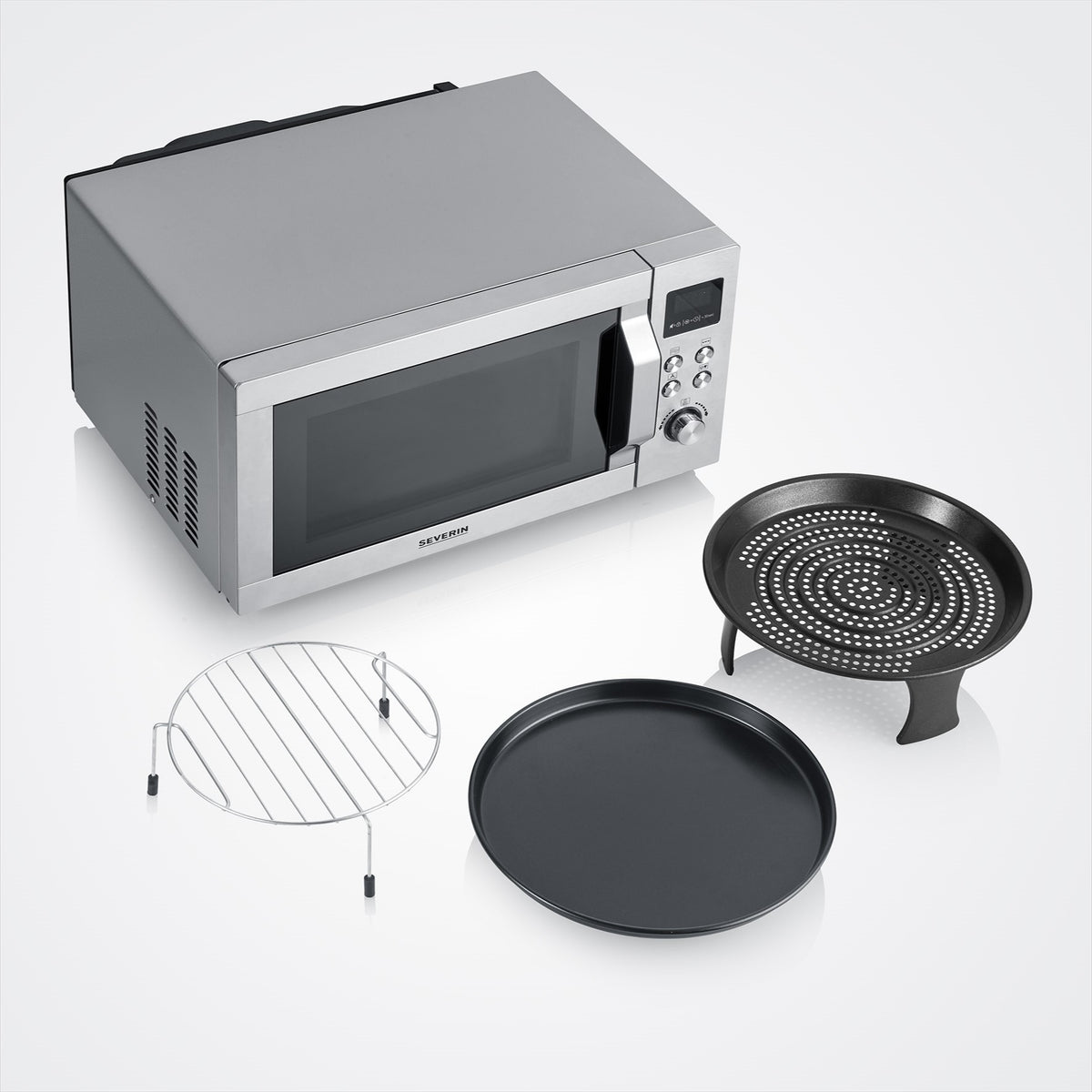 Severin Mikrowelle mit Grill und Heissluft - Crispywave, MW7918