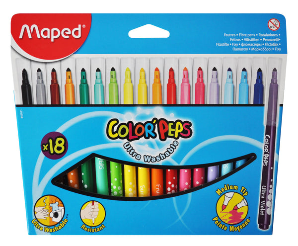 Maped Büro / Papeterie Filzstifte Color`Peps 18 Stück